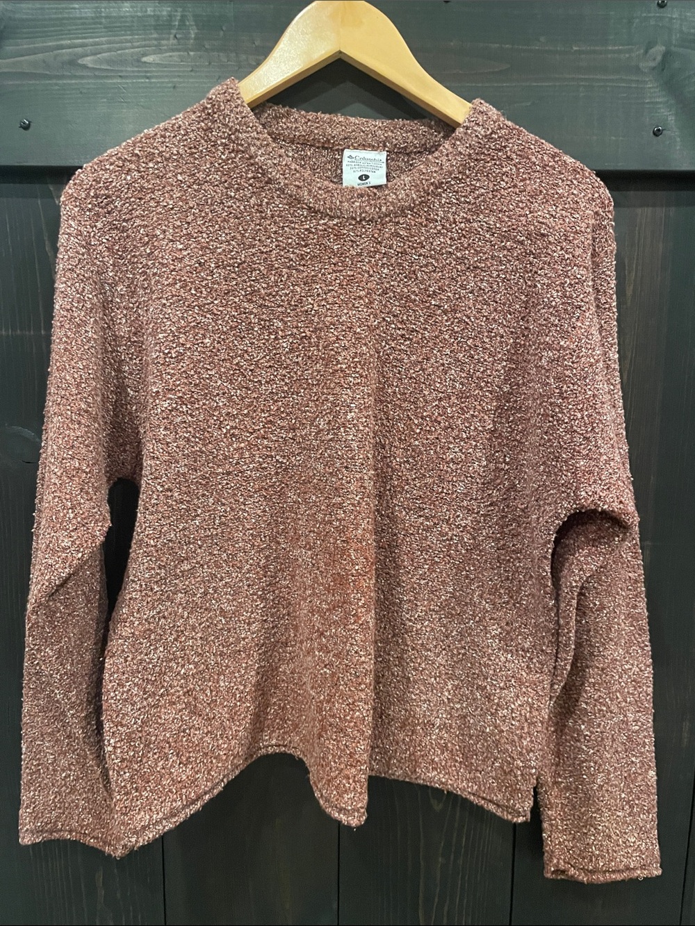 Cozy Rust Crewneck Sweater - Women